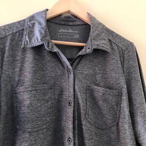 Eddie Bauer Women's Shirt Gray Size XL